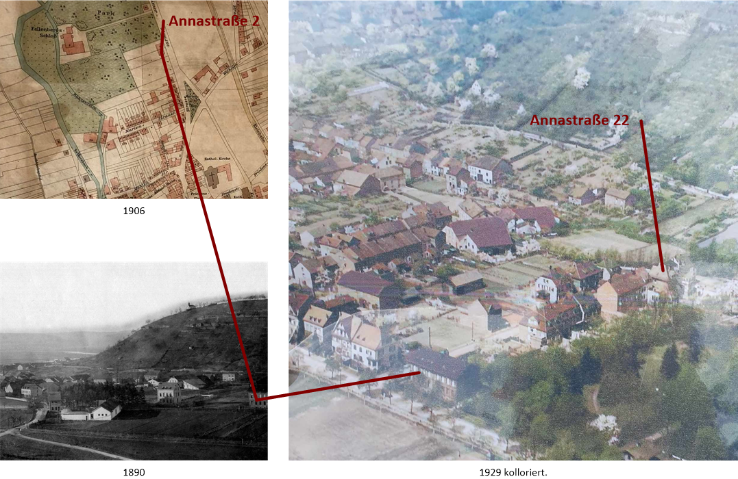 von Fellenberg auf einer alten Zeichnung rechts auf dem Hocker
